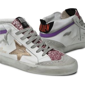 EUC Golden Goose Mid Star Glitter, sz. 38